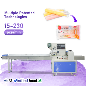เครื่องบรรจุภัณฑ์แบบอัตโนมัติความเร็วสูงสำหรับไอศกรีมแท่ง ขนมปัง และลูกอม - Product Image 1