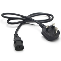 Câble d'alimentation secteur britannique IEC320 C19 1,8 m 3 broches, prise britannique, cordon d'alimentation pour serveurs UPS PDU, ordinateur portable