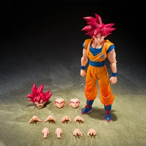 Action Figure Drag0n SHF Super Saiyan God Aura <span class=keywords><strong>Goku</strong></span> 3.0, Statuetta Anime Collezionabile ad Alta Posizionalità, Giocattolo per Uomini, Idea Regalo - Product Image 1