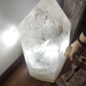 Baguettes de cristal à quartz naturel, énorme pierre naturelle en hydrohydro flottante, 1 pièce - Product Image 2