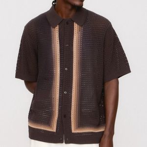 Nouveau pull de mode de rue à la mode 100% coton tricot noir pull en tricot hommes tricots pull tricots bande de bonbons hommes tricots - Product Image 1