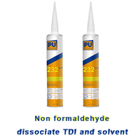 Scellant pour joints en polyuréthane PU inodore gris noir blanc 310 ml pour la construction