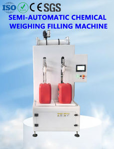 La machine <span class=keywords><strong>de</strong></span> remplissage <span class=keywords><strong>de</strong></span> pesage semi-automatique Machine <span class=keywords><strong>de</strong></span> pesage et <span class=keywords><strong>de</strong></span> remplissage <span class=keywords><strong>de</strong></span> seau <span class=keywords><strong>de</strong></span> bouteille en plastique <span class=keywords><strong>de</strong></span> détergent liquide <span class=keywords><strong>de</strong></span> <span class=keywords><strong>javel</strong></span> - Product Image 2