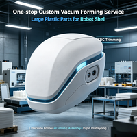 Service de thermoformage sur mesure tout-en-un avec découpe CNC pour grandes pièces en plastique pour coque de robot