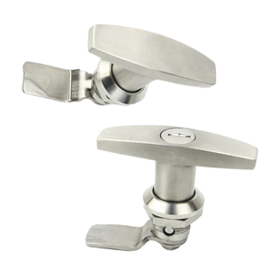 Stainless Steel Marine <b>T</b>-Handle Lock GH=18 <b>Keys</b> Cam Electrical Box Truck Door Locks Ship Yacht Boat Hardware Accessories Stainle - Product Image 2