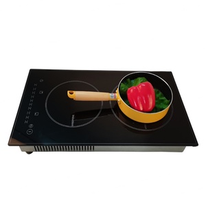 Table de cuisson à induction encastrable 2 brûleurs, plaque de cuisson électrique à induction tactile 220V - Product Image 1