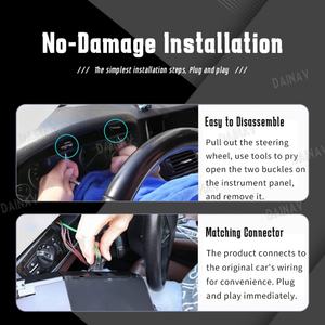 Pour MITSUBISHI PAJERO JK 2008-2018 Système Linux Écran LCD 12,3 pouces Tableau de bord Compteur de vitesse Lecteur Multimédia Tableau de bord en cristal - Product Image 4