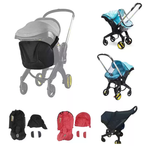 Poussette pliable multifonctionnelle 4-en-1 en aluminium, adaptée aux nouveau-nés - Product Image 1