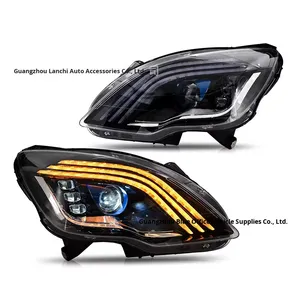 New 10-17 R-Class W251 <b>Headlight</b> Assembly Upgraded Model Horse Racing Blue 6000k Color Temperature 12v Brand New <b>LED</b> <b>Headlights</b> - Product Image 3
