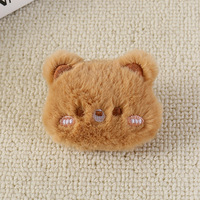Porte-clés en peluche mignon de dessin animé, mini-breloques alimentaires, porte-clés en peluche mignon pour la décoration de sacs