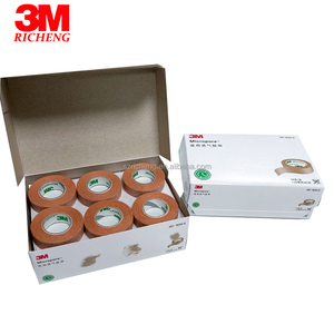 Cinta Quirúrgica <span class=keywords><strong>Micropore</strong></span> Tan de <span class=keywords><strong>3M</strong></span> 1533-0, <span class=keywords><strong>Color</strong></span> <span class=keywords><strong>Piel</strong></span>, Cinta Médica de 1.25cmx9.1m, 24 Rollos/Caja, Versión en Inglés/Chino - Product Image 2
