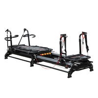 Machine de Pilates Reformer Supermodel, équipement multifonctionnel pour le remodelage du corps féminin, modèle en alliage d'aluminium JG-24, pour la maison, le yoga et la salle de sport