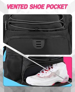Free sample The Newest Style of Wholesale Custom Logo <b>Basketball</b> Backpack Dry Wet Sports Bag for Men's Football <b>Basketball</b> - Product Image 4