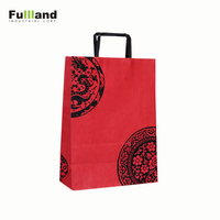 Sacs de courses en kraft biodégradables écologiques imprimés flexo, best-sellers, avec tailles personnalisées et logo de marque