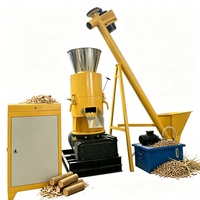 Nouvelle machine à granulés de biomasse électrique 300 kg/h avec armoire de commande numérique, moteur 11 kW en cuivre pur