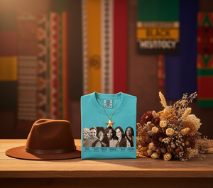 Camiseta del Mes de la Historia de las Mujeres Negras, Manga Corta, Cuello Redondo, 100% Algodón, Estampada, Camiseta Informal de Empoderamiento Femenino - Product Image 2