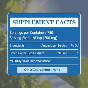 OEM ODM Private Label Green Coffee Bean Extract Coffee with Green Coffee Bean Extract Supercharge Your Metabolism Health Coffee - Product Image 2