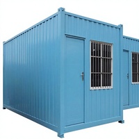 Maison conteneur modulaire pliable de 20 pieds en acier préfabriqué, cabine portable pour bureau, habitation ou camping