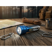 Lampe torche LED solaire portable pour le camping en plein air, la randonnée, rechargeable par USB, corps en plastique étanche, 1000 lumens, faisceau de 400-500 m
