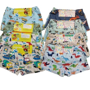 Mutande per Bambini da 3-10 Anni, Boxer per Ragazzi, Pantaloncini Boxer per Bambini 100% Cotone, Vendita Diretta dalla Fabbrica - Product Image 1