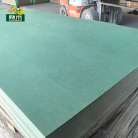 Panneau MDF vert ultra-mince à prix réduit 1220x2440mm 3mm 2mm 4mm panneau étanche résistant à l'humidité pour armoire