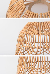 Colgante de paja de ratán para sala de estar antiguo en línea más vendido/pantalla para decoraciones del hogar candelabro tejido a mano - Product Image 4