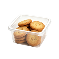 Couvercle de boîte à lunch, sandwich, gâteau, bonbons, sushi en PET recyclé transparent 0,2-0,5 mm, qualité alimentaire, sans BPA, impression UV personnalisée