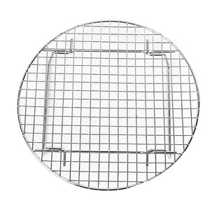 Round Cooling Rack With Feet Foldable Stainless Steel Baking Frame For Cake Draining Rack L Size - Product Image 5