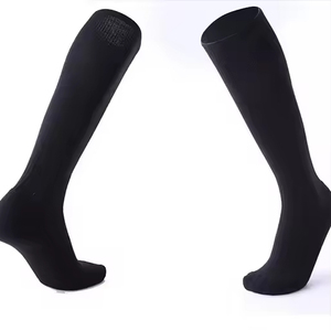 Wholesale Compression Anti <b>Slip</b> Men's Soccer Knee Sleeve <b>Full</b> Leg Long Protection Grip Socks Football High Quality - Product Image 4