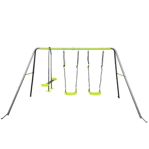 XIUNAN XNS081 New 3 Patio Swings And Face To Face Toy Swing Set Playground