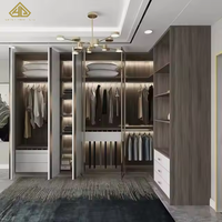 Nouvelle mode de mobilier moderne pour chambre à coucher avec porte armoire coulissante en bois organisateur design vêtements armoire pour meubles de maison