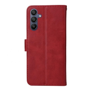 <span class=keywords><strong>เคส</strong></span>กระเป๋าสตางค์แบบ<span class=keywords><strong>พับ</strong></span>ได้สำหรับซัมซุง <span class=keywords><strong>A57</strong></span> A26 A18 A17 A16 5G หนังแม่เหล็ก<span class=keywords><strong>ฝา</strong></span>ครอบแบบพับพร้อมที่ใส่การ์ดขาตั้งกันกระแทกสีแดง - Product Image 6