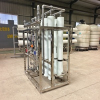 Nouvelle Station de Purification d'Eau de Forage par Osmose Inverse 500L/H pour Ressources d'Irrigation, Système Durable en PRV