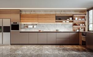 Armoires de cuisine classiques en bois massif avec tiroirs à épices et îlot de cuisine, meubles de cuisine élégants - Product Image 6