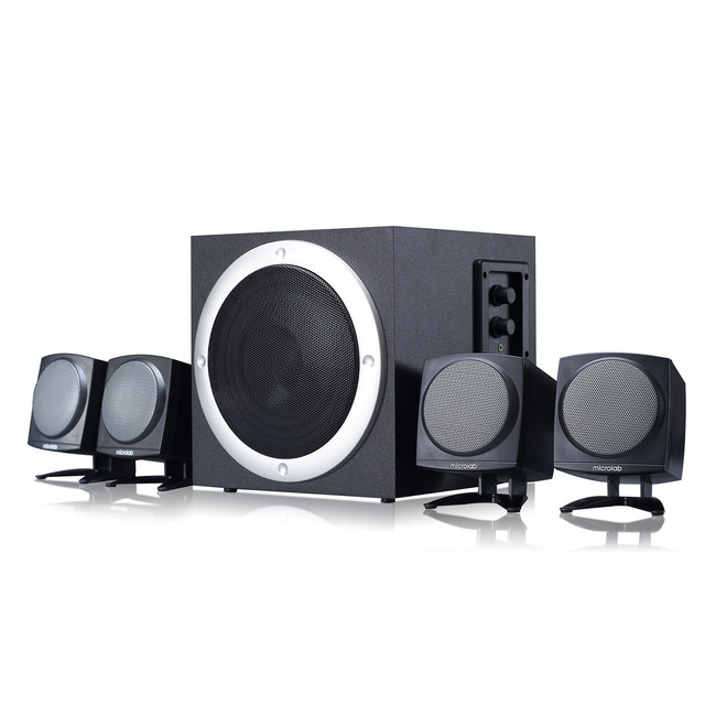 Microlab TMN3BT 4.1 Channel 5.25" Woofer Subwoofer Speaker System with 50-100W Output for Home Theatre Multimedia Entertainment