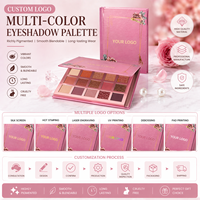 Palette de maquillage tout-en-un HERORANGE Premium |   Kit de fards à paupières, blush et illuminateur |   Marque privée végane