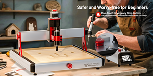Machine de gravure CNC de bureau ultra-précise TTC 450 pour le fraisage du MDF, du <span class=keywords><strong>bambou</strong></span> et la gravure du bois - Product Image 2