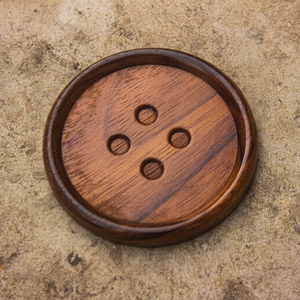 Posavasos Redondos de Madera, Antideslizantes, Modernos, Rústicos, Ecológicos y Duraderos - Product Image 1