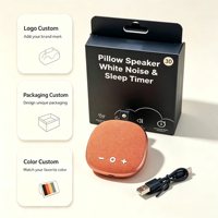 Haut-parleur oreiller ultra-léger pour le sommeil, conduction d'air sous pression, bruit blanc intégré, 10 heures d'autonomie