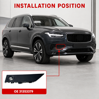 Support de fixation de capteur d'aide au stationnement avant gauche de haute qualité 31353379 pour système d'assistance au stationnement Volvo XC90