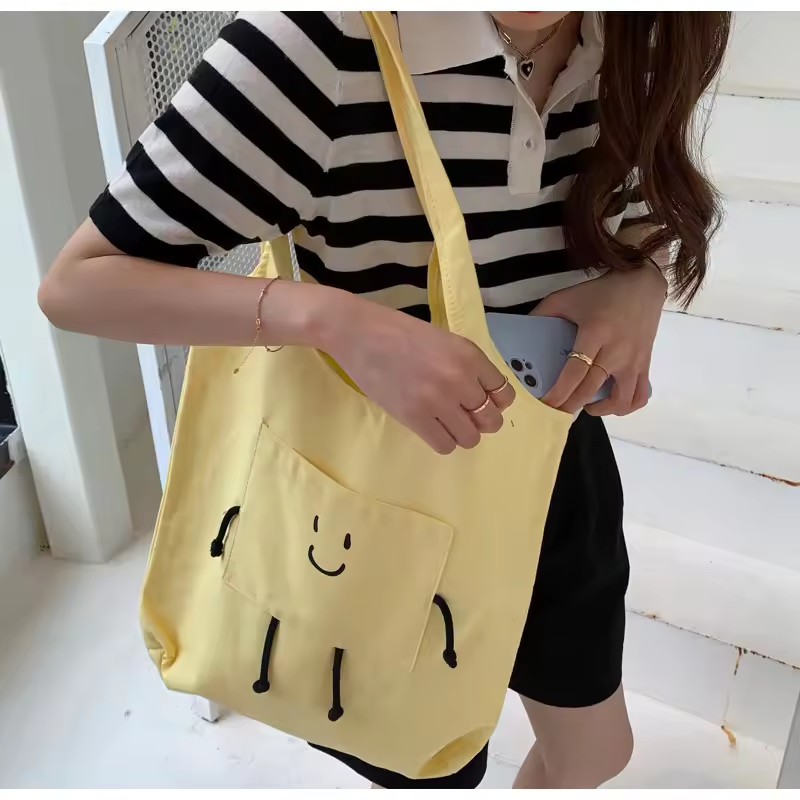 factory cheap price heavy canvas tote bag internal pocket reusable bag cotton black and white canvas tote vest bag