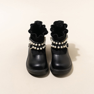 <span class=keywords><strong>Stivali</strong></span> a calzino da ragazza in stile coreano primavera 2024 <span class=keywords><strong>stivali</strong></span> corti a tubo basso con chiusura a Zip in <span class=keywords><strong>gomma</strong></span> per l'inverno - Product Image 4