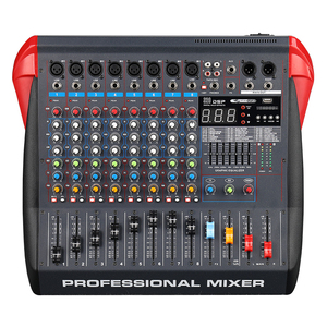 Mesa Mezcladora de <span class=keywords><strong>Audio</strong></span> Profesional de Fábrica, Mezclador de <span class=keywords><strong>Audio</strong></span> de Gran Potencia de 6 Canales con Amplificador - Product Image 3