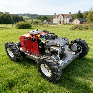 Agricultural Remote Controlled Robotic <strong>Lawnmower</strong> All Terrain Adaptable High Powered Mini Wheeled Self Propelled <strong>Lawnmower</strong> - Product Image 5