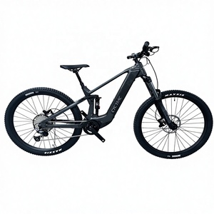 Carbon Full Suspension E-Bike EM19 AM Mountain Bike M820 Mid Motor 12 Speed Hydraulic Lithium Battery EM19(M6100/12S+M820 Premiu - Product Image 1
