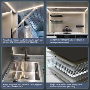 <span class=keywords><strong>Cuisine</strong></span> de jardin avec armoires modulaires et îlot barbecue, armoires de <span class=keywords><strong>cuisine</strong></span> d'extérieur - Product Image 4