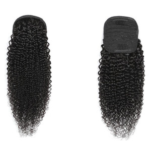 100% Virgin Remy Human <strong>Hair</strong> Chinese <strong>Hair</strong> Ponytail 8-24inch Kinky <strong>Curly</strong> Drawstring Wrap Natural Instant <strong>Hair</strong> <strong>Piece</strong> for Women - Product Image 1