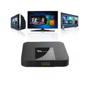 Venta al por mayor Android TV box 4K Video reproductor multimedia Internet Wifi Set-Top Box IP TV Revendedor Panel Prueba gratuita