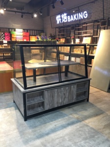 Island Bakery <span class=keywords><strong>Vitrine</strong></span> <span class=keywords><strong>vitrine</strong></span> avec éclairage Plateaux <span class=keywords><strong>en</strong></span> <span class=keywords><strong>pin</strong></span> - Product Image 4