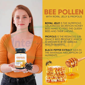 AusresonプライベートラベルサプリメントBee <span class=keywords><strong>Propolis</strong></span>ソフトカプセル500mg 1000mg <span class=keywords><strong>Propolis</strong></span> Softgelカプセル - Product Image 2